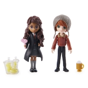 Imagine HARRY POTTER WIZARDING WORLD MAGICAL MINIS SET 2 FIGURINE RON SI PARVATI