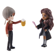 Imagine HARRY POTTER WIZARDING WORLD MAGICAL MINIS SET 2 FIGURINE RON SI PARVATI