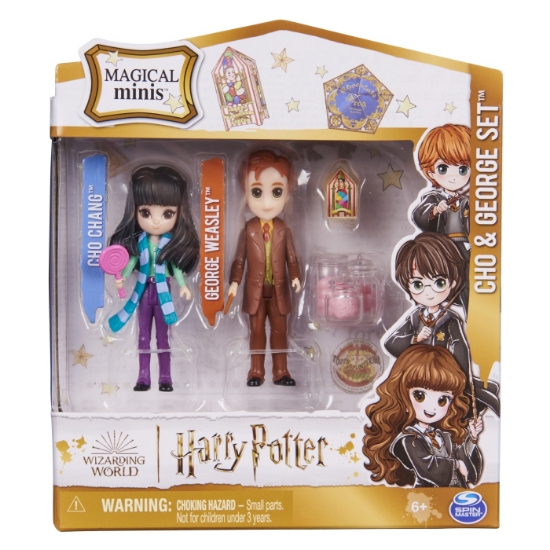 Imagine HARRY POTTER WIZARDING WORLD MAGICAL MINIS SET 2 FIGURINE CHO SI GEORGE