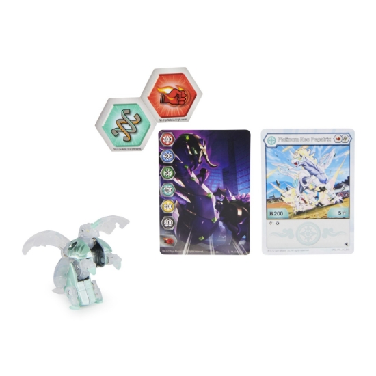 Imagine BAKUGAN S4 FIGURINA METALICA NEO PEGATRIX ALB