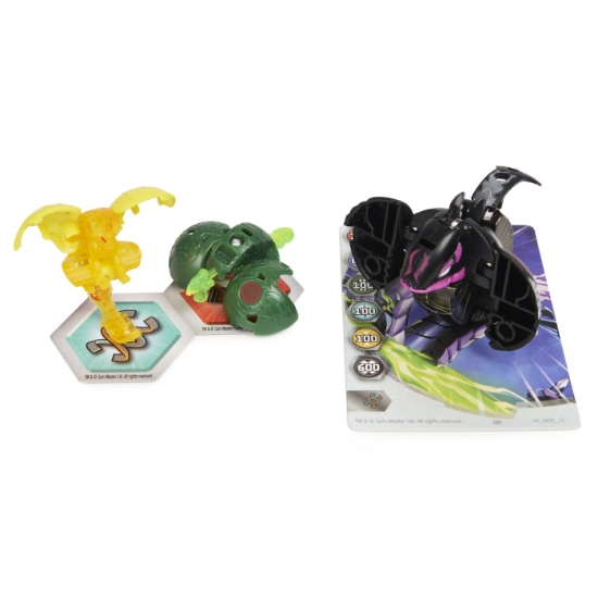 Imagine BAKUGAN PLATINUM POWERUP S4 WARRIOR WHALE NANO FURY SI NANO SLEDGE
