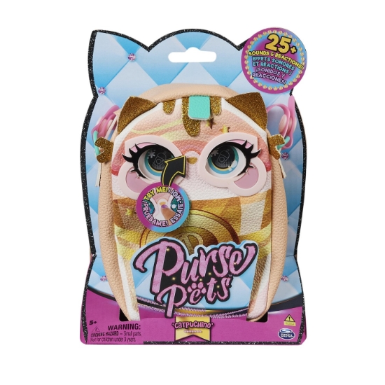 Imagine PURSE PETS BAG TRENDY TREATS PISICUTA CATPUCHINO