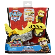 Imagine PATRULA CATELUSILOR MOTO PUPS RUBBLE SI MOTOCICLETA DELUXE