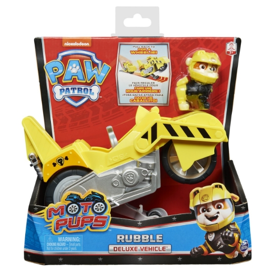 Imagine PATRULA CATELUSILOR MOTO PUPS RUBBLE SI MOTOCICLETA DELUXE