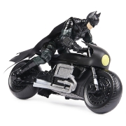 Imagine BATMAN FILM MOTOCICLETA LUI BATMAN SI FIGURINA BATMAN 30CM