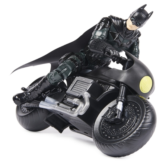 Imagine Batman film motocicleta lui Batman și figurină Batman 30 cm