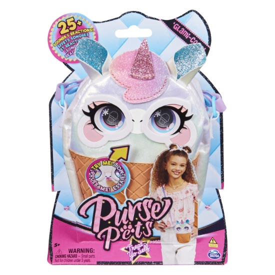Imagine PURSE PETS UNICORN IN FORMA DE INGHETATA
