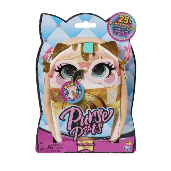 Imagine PURSE PETS BAG TRENDY TREATS PISICUTA CATPUCHINO