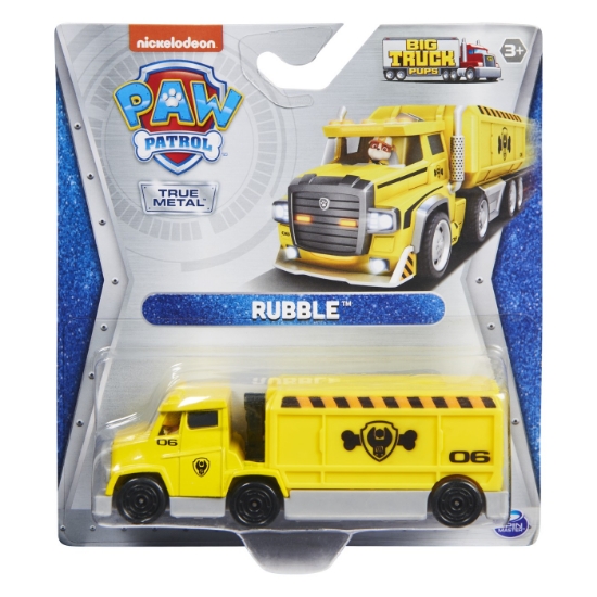 Imagine PATRULA CATELUSILOR VEHICULE METALICE CAMION RUBBLE