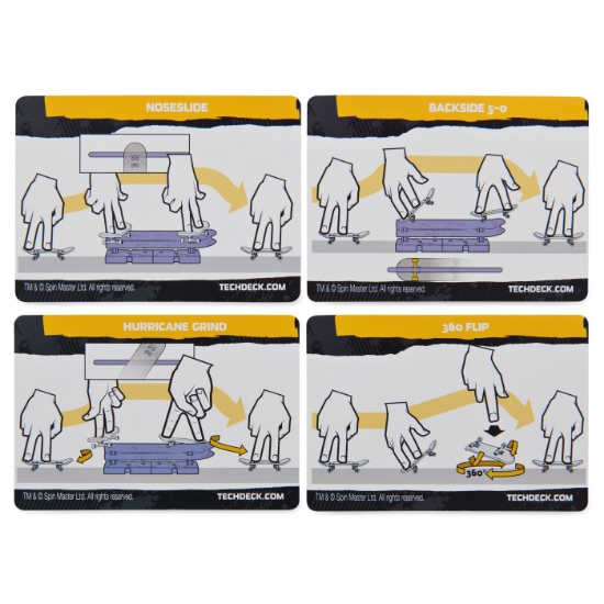 Imagine Tech Deck pachet cu obstacol Fingerboard Lucas