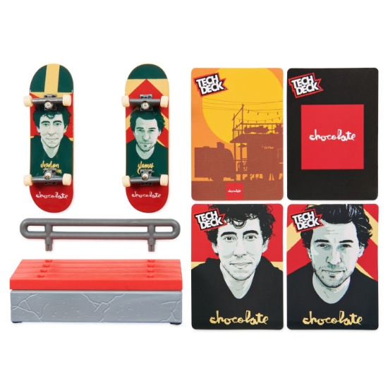 Imagine Tech Deck pachet cu obstacol Fingerboard James