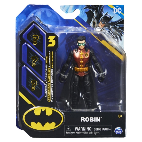 Imagine FIGURINA ROBIN ARTICULATA 10CM CU 3 ACCESORII SURPRIZA
