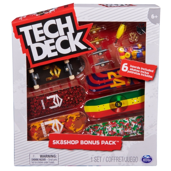 Imagine TECH DECK PACHET 6 PIESE CU ACCESORII FINGERBOARD SK8MAFIA