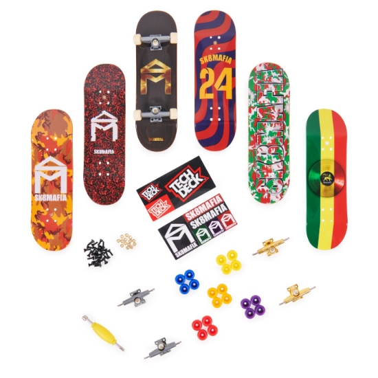 Imagine Tech Deck pachet 6 piese cu accesorii fingerboard Sk8Mafia