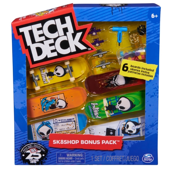 Imagine TECH DECK PACHET 6 PIESE CU ACCESORII FINGERBOARD BLIND