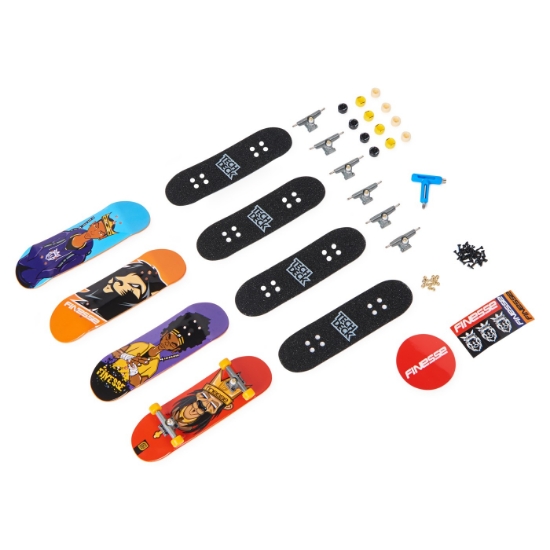 Imagine Tech Deck Pachet 4 piese Fingerboard Finesse 9.6 cm