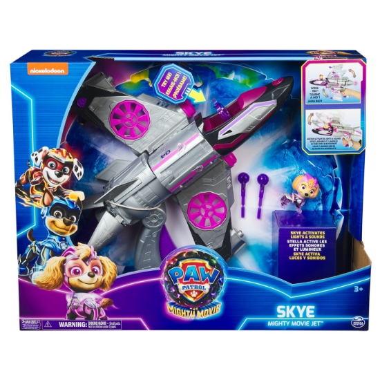 Imagine PATRULA CATELUSILOR VEHICUL TRANSFORMATOR SKYE MIGHTY MOVIE JET