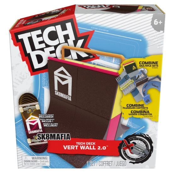 Imagine TECH DECK PACHET XCONNECT FINGERBOARD SK8MAFIA VERT WALL