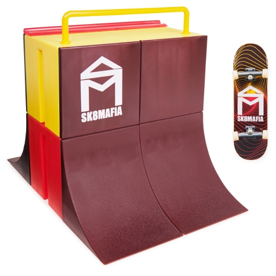 Imagine Tech Deck pachet X-Connect Fingerboard Sk8Mafia Vert Wall