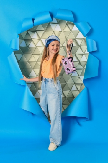 Imagine PURSE PETS RAINBOW LIGHTS GENTUTA INTERACTIVA PURDY PURRFECT