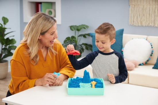 Imagine Nisip kinetic set complet albastru 