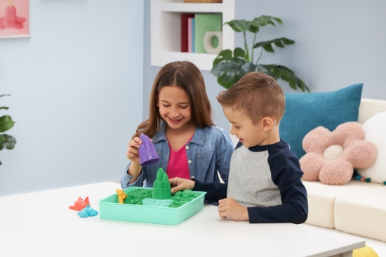 Imagine Nisip kinetic set complet verde