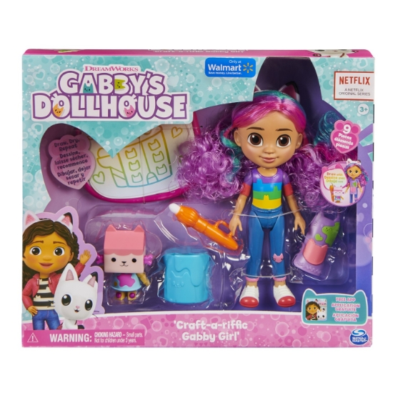 Imagine GABBYS DOLLHOUSE PAPUSA GABBY SI SET DE CREATIE