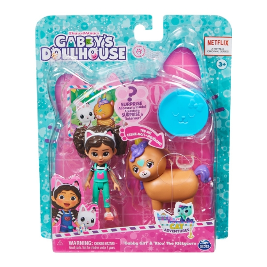 Imagine GABBYS DOLLHOUSE PACHET 2 FIGURINE GABBY SI KICO 
