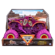 Imagine Monster Jam mașinuța metalică Calavera scara 1:24