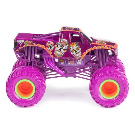Imagine Monster Jam mașinuța metalică Calavera scara 1:24