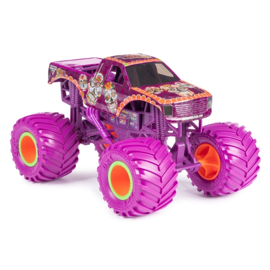Imagine Monster Jam mașinuța metalică Calavera scara 1:24