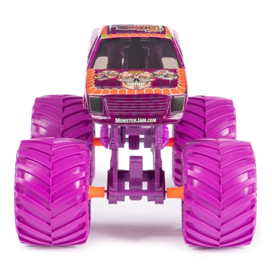 Imagine Monster Jam mașinuța metalică Calavera scara 1:24