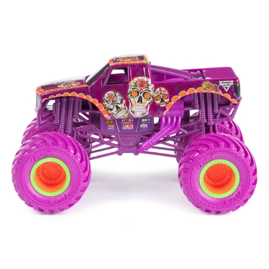 Imagine Monster Jam mașinuța metalică Calavera scara 1:24
