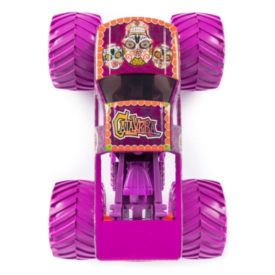Imagine Monster Jam mașinuța metalică Calavera scara 1:24