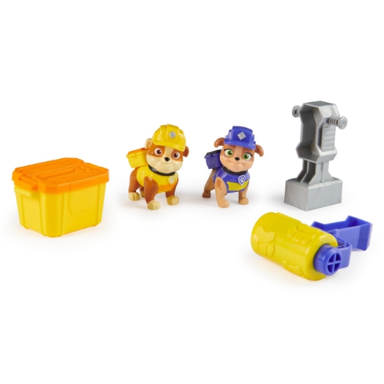 Imagine PATRULA CATELUSILOR ECHIPA RUBBLE SET 2 FIGURINE RUBBLE SI MIX