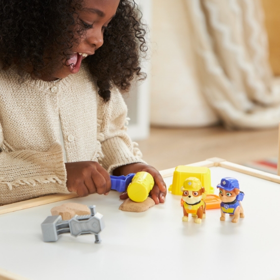 Imagine PATRULA CATELUSILOR ECHIPA RUBBLE SET 2 FIGURINE RUBBLE SI MIX