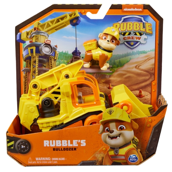 Imagine PATRULA CATELUSILOR RUBBLE SI ECHIPA VEHICUL DE BAZA RUBBLE