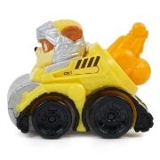 Imagine PATRULA CATELUSILOR PUP SQUAD RACERS VEHICUL METALIC RUBBLE SCARA 1:55