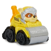 Imagine PATRULA CATELUSILOR PUP SQUAD RACERS VEHICUL METALIC RUBBLE SCARA 1:55