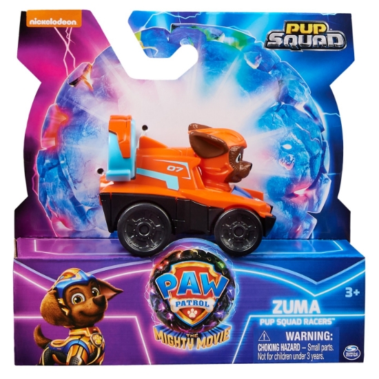 Imagine PATRULA CATELUSILOR PUP SQUAD RACERS VEHICUL METALIC ZUMA SCARA 1:55