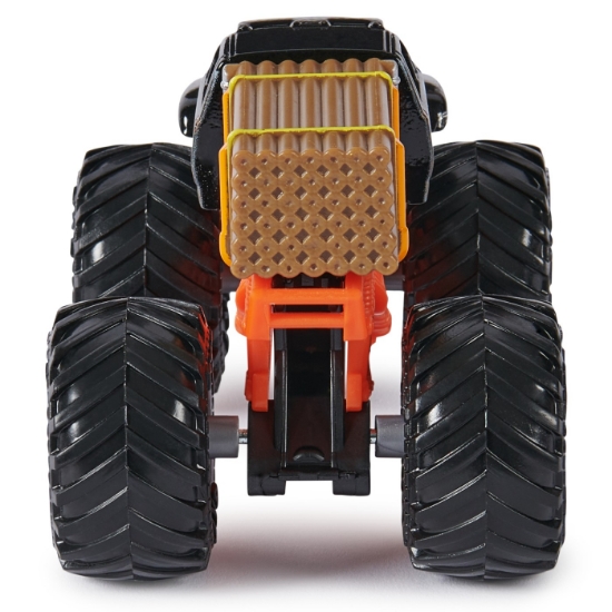 Imagine Monster Jam set 2 mașinuțe metalice Lumberjack și Axe scara 1:64