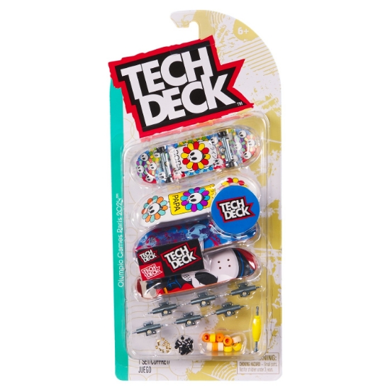 Imagine TECH DECK PACHET 4 PIESE FINGERBOARD PAPA 9.6CM 