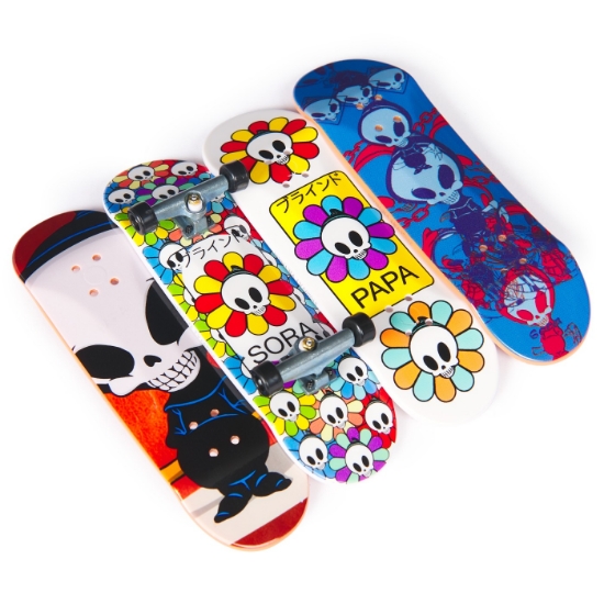 Imagine Tech Deck pachet 4 piese fingerboard Papa 9.6 cm