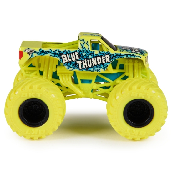 Imagine Monster Jam mașinuța metalică Blue Thunder scara 1 la 64