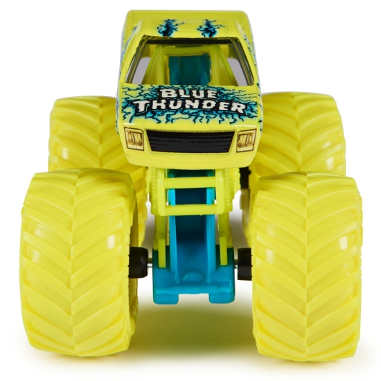Imagine Monster Jam mașinuța metalică Blue Thunder scara 1 la 64