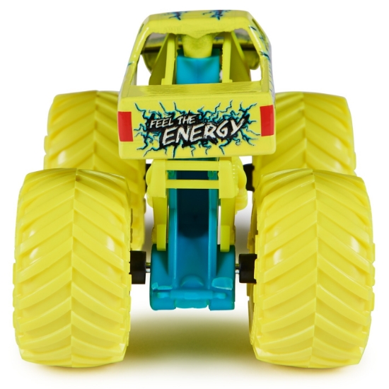 Imagine Monster Jam mașinuța metalică Blue Thunder scara 1 la 64
