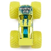Imagine Monster Jam mașinuța metalică Blue Thunder scara 1 la 64