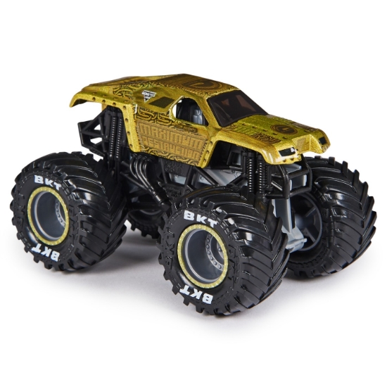 Imagine Monster Jam mașinuța metalică Maximum Destruction scara 1 la 64