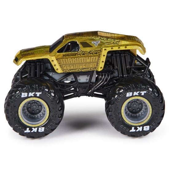 Imagine Monster Jam mașinuța metalică Maximum Destruction scara 1 la 64