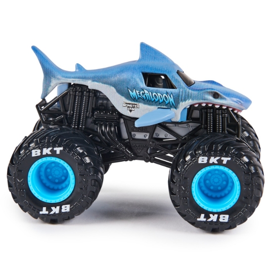 Imagine Monster Jam mașinuța metalică Megalodon scara 1 la 64
